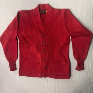 Vtg 1940s/1950s Bailey & Himes High School Wool Varsity Cardigan Sweater Mens 40